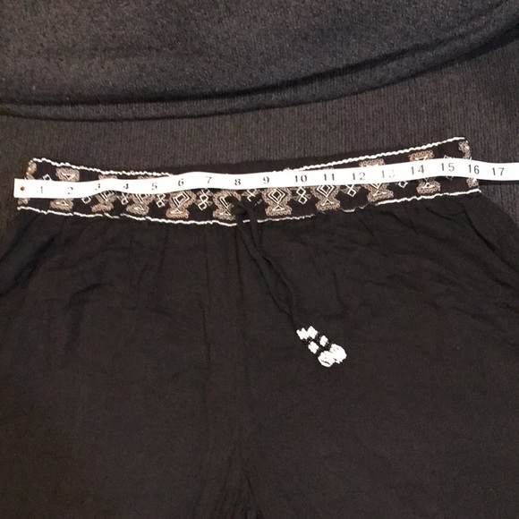 NWT Philosophy Republic Clothing Wide Leg Pants w/Bead & Embroidery Detailing-L - Picture 9 of 12